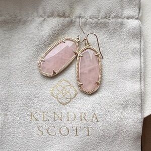 Kendra Scott Blush Oval Earrings